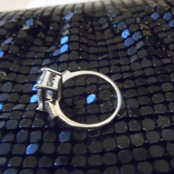 Radiance by Absolute Emerald Simulated Diamond Ring Size 8 - Picture 5 of 6